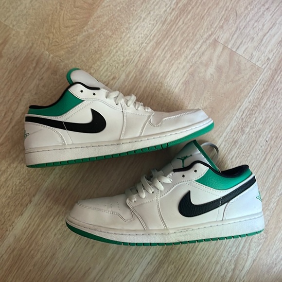 Jordan Other - Jordan 1 Low White Lucky Green Black Men 10.5